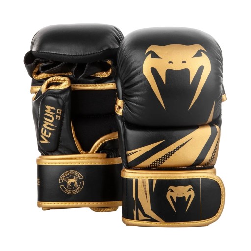 rękawice sparingowe mma challenger 3.0 czarny/złoty venum M CZARNY/ZŁOTY