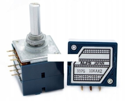 RK27 Potencjometr logarytmiczny STEREO