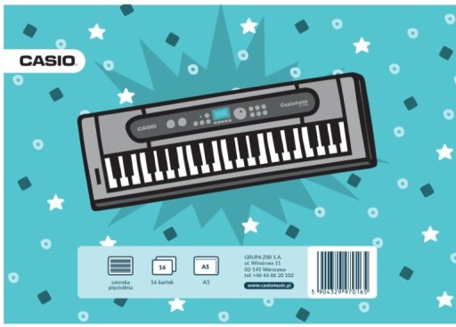 CASIO ZESZYT DO NUT