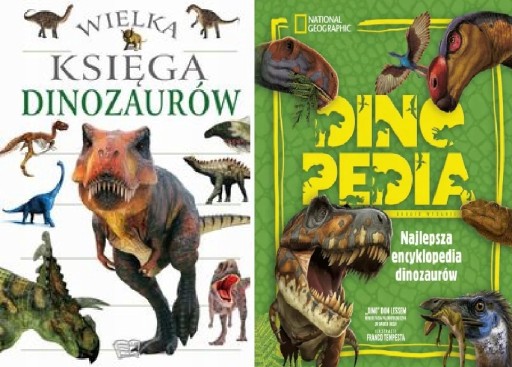 Wielka Księga Dinozaurów + Dinopedia encyklopedia