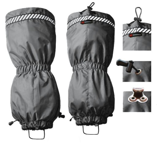 PRZECIWDESZCZOWE STUPTUTY gaiters ODBLASK 3 r.L