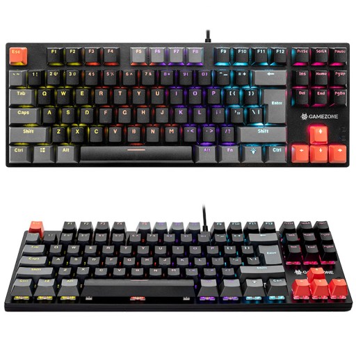 GAMINGOWA KLAWIATURA MECHANICZNA RGB ESPORTOWA TKL