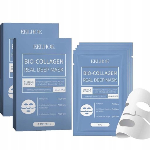 3 szt. Biodance Bio-kolagen Real Deep Mask, Nawilżająca maska n