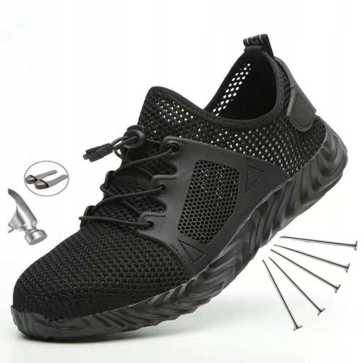 LETNIE LEKKIE SPORTOWE BUTY ROBOCZE PÓŁBUTY BHP 40