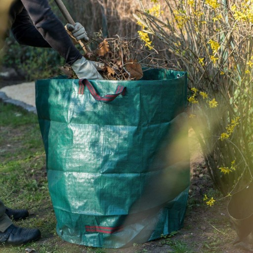 WOREK OGRODOWY NA LIŚCIE TRAWĘ ODPADY KOSZ 400L