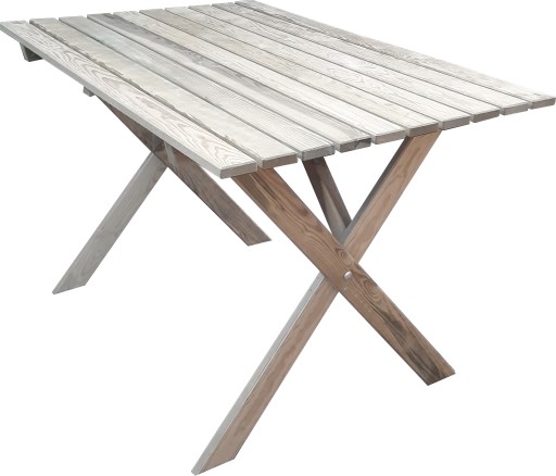 STÓŁ OGRODOWY DREWNIANY PATIO STABILNY TRWAŁY 145