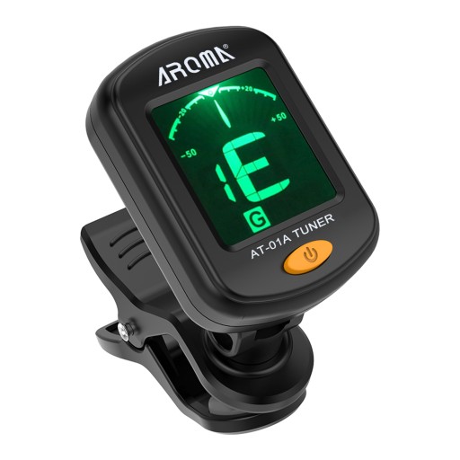 AROMA AT-01A Rotatable Clip-on Tuner LCD Display