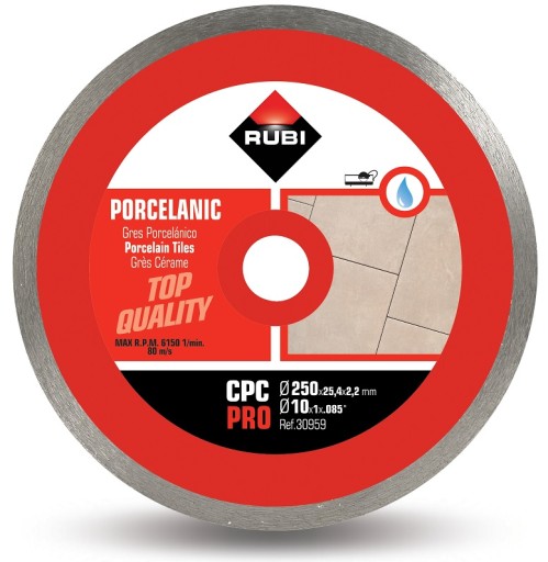 RUBI TARCZA DIAMENTOWA NA MOKRO CPC 250 PRO
