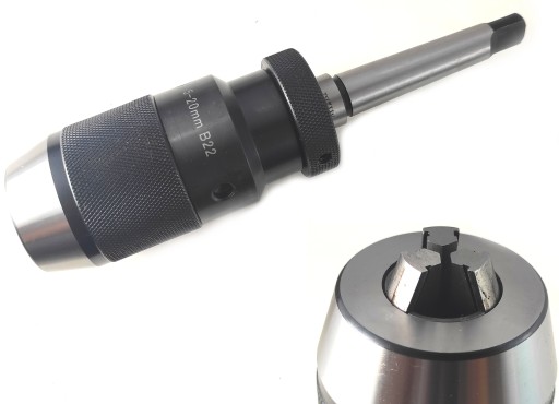 Uchwyt wiertarski samozaciskowy 5-20mm B22 + MK5