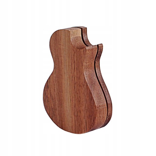 1 PC Drewna basowa Plectrum Case Gitara klip Box