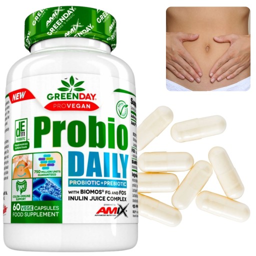 Probiotyk Prebiotyk Inulina Suplement na jelita bacillus subtilis coagulans