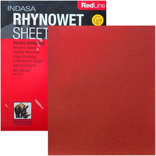 Arkusz Ścierny Wodoodporny INDASA Rhynowet Red Line P400