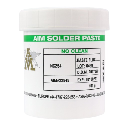 TOPNIK AIM NC254 100g NO-CLEAN FLUX PASTA LUTOWNICZA ŻEL DO LUTOWANIA BGA