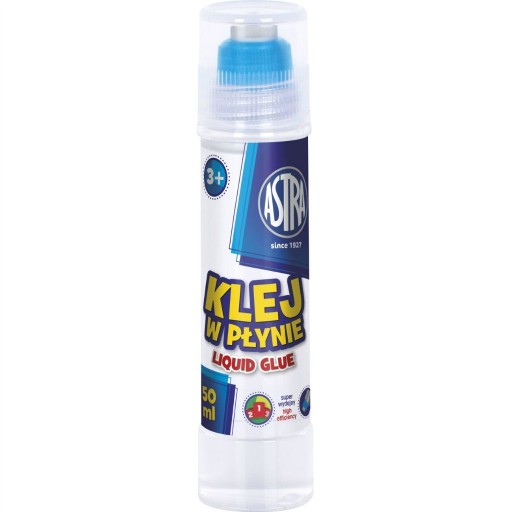 KLEJ W PŁYNIE ASTRA 50ML PRZEZROCZYSTY