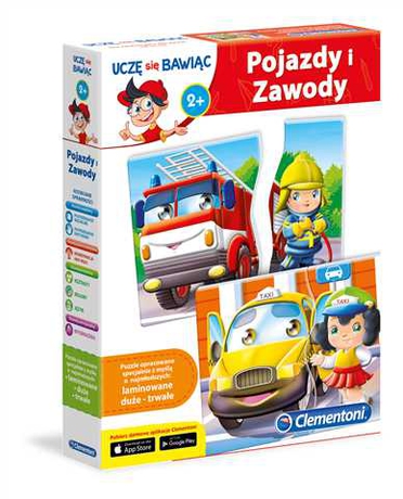 gra od 2 lat Uczę się bawiąc - Pojazdy I Zawod