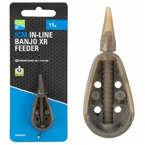 Koszyk Podajnik Zanętowy Preston ICM In-Line Banjo XR Method Feeder 15g