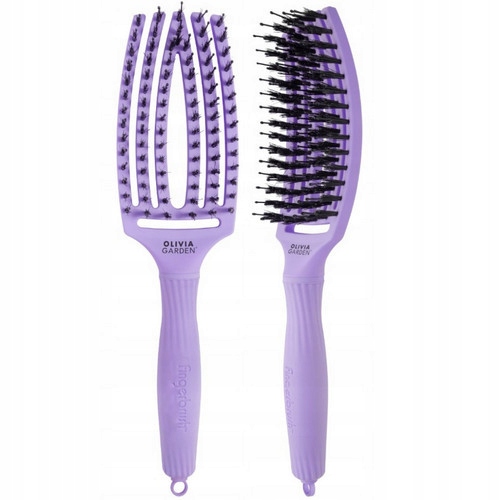 OLIVIA GARDEN FINGERBRUSH SZCZOTKA DO ROZCZESYWANIA WŁOSÓW MASAŻ LAVENDER M