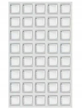 ODBOJNIKI SAMOPRZYLEPNE SILIKONOWE MEBLOWE GUMOWE DO DRZWI 12.7 x 3mm 40szt