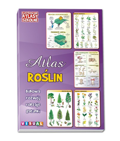 ATLAS ROŚLIN BIOLOGIA Ilustrowane Szkolne Visual 32str