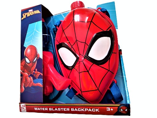 MIOTACZ NA WODĘ PLECAK PISTOLET SPIDERMAN MARVEL