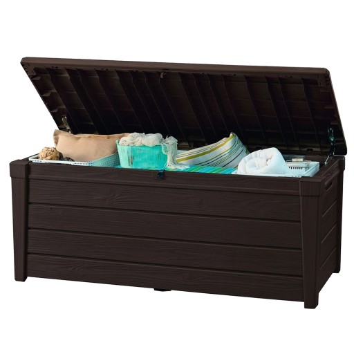 Skrzynia ogrodowa z siedziskiem Keter BRIGHTWOOD BOX 455L Brown