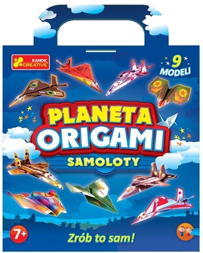 ZESTAW ORIGAMI Samoloty 9 modeli - Rankok- Zrób to sam