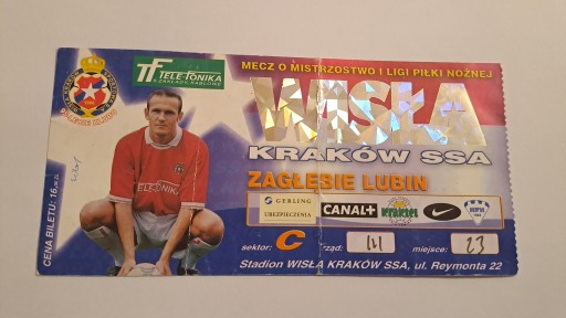 WISŁA KRAKÓW - ZAGŁĘBIE LUBIN 13-06-2001