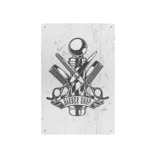 Tablica ozdobna barber barbershop baner