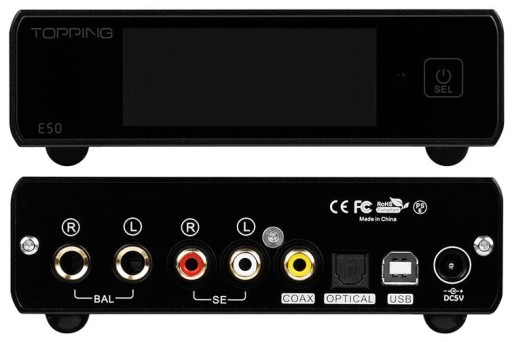 Konwerter Przetwornik DAC Topping E50 MQA DSD