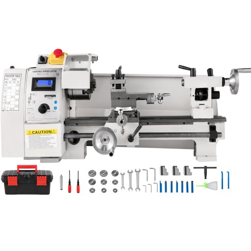 VEVOR Tokarka Do Metalu 650W 210x350mm 2250RMP