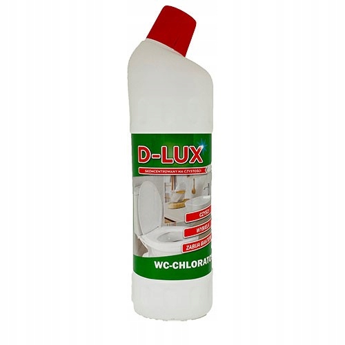 D-LUX WC CHLORATOS 1L - skuteczny płyn do WC