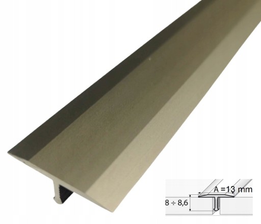 Listwa progowa T A54 szampan profil fugowy 250 cm