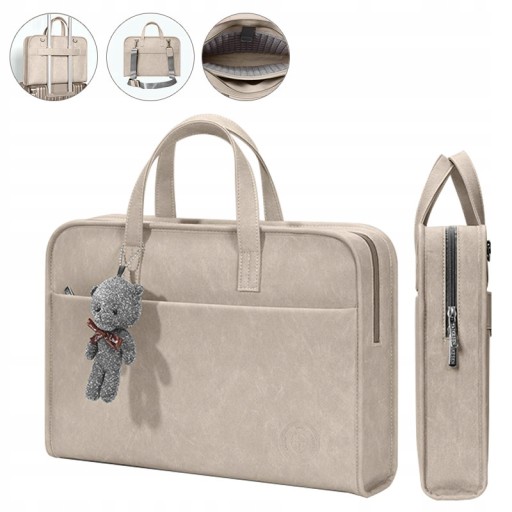 DAMSKA TORBA NA LAPTOPA 15,6” NA RAMIĘ LEKKA