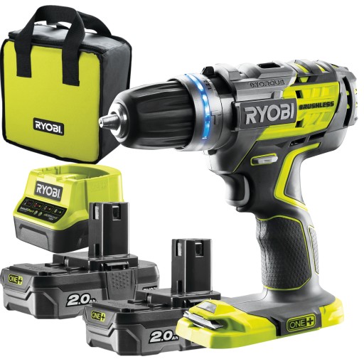 RYOBI R18PDBL-220S BEZSZCZ UDAR WKRĘTARKA 18V 2x2A