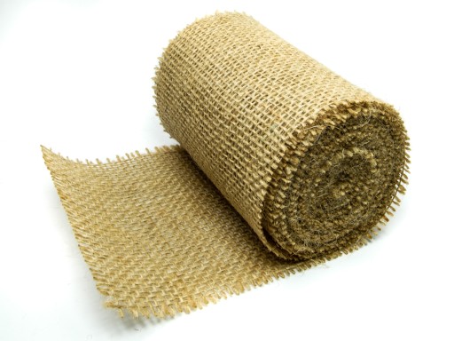 JUTA wstążka tasiemka JUTOWA naturalna 10 cm x 5 m
