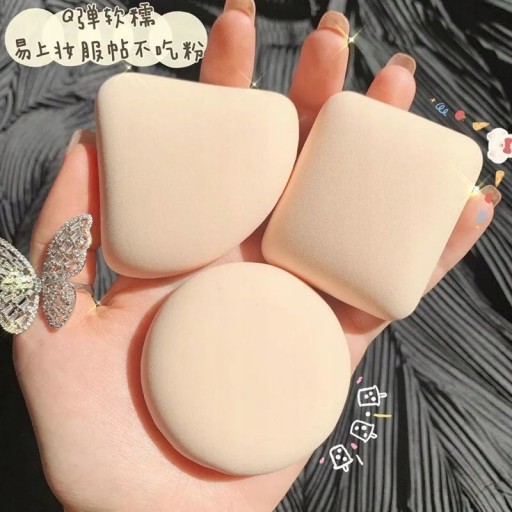 3pcs Dry and Wet Powder Puff Dual-Use Air Cushion