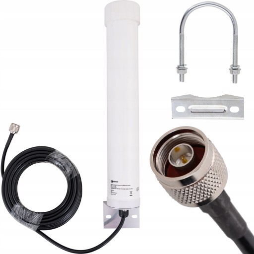 ANTENA ZEWNĘTRZNA DO WZMACNIACZA GSM LTE 12dBi