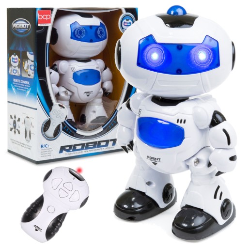 ROBOT INTERAKTYWNY na pilota ŚWIATŁO DŹWIĘK CHODZI