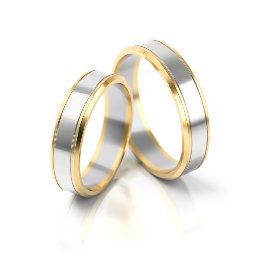 Złote Obrączki Ślubne 60 St pr.333 Szer. 4 mm