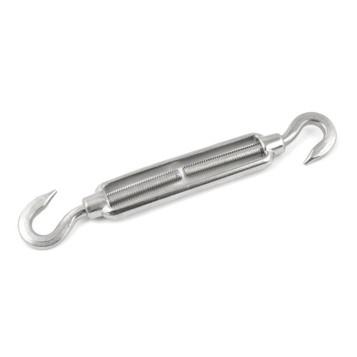 Śruba Rzymska Napinająca INOX nierdzewna A4 V4 hak-hak M20 1 szt.