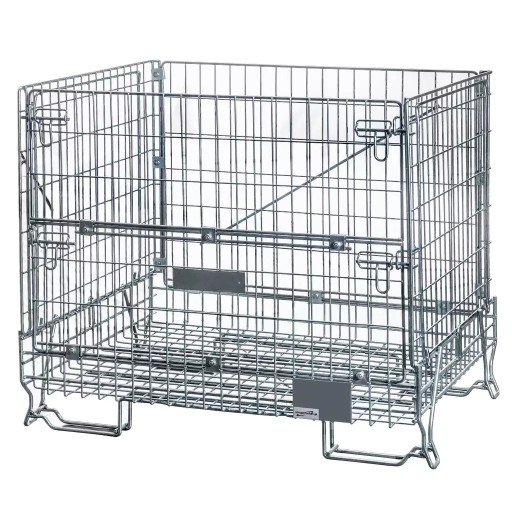 GITTERBOX pojemnik siatkowy kosz metalowy ocynk 120x90 cm SKŁADANY Mega-M