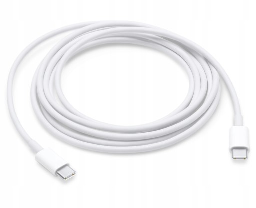 KABEL PRZEWÓD USB-C do USB-C 1m 30W biały