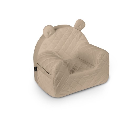 FOTELIK DLA DZIECI BEŻOWY PIANKOWY BABYSTEPS BEIGE