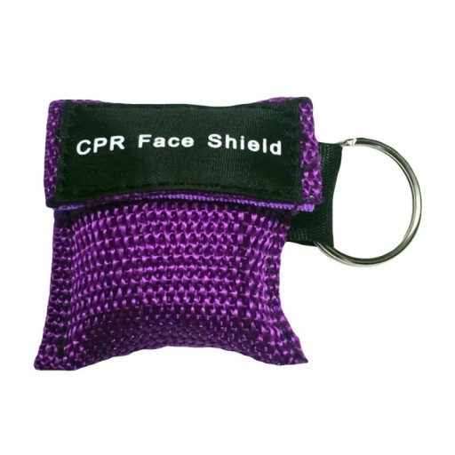 CPR Face Shield Mask Keychain Keying Outdoor Emergency Kit CPR Face