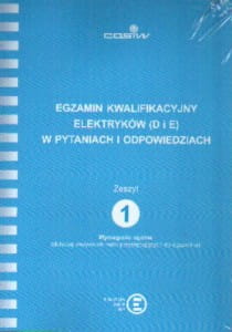 Egzamin kwalifikacyjny SEP (D i E) zeszyt-1 pytani