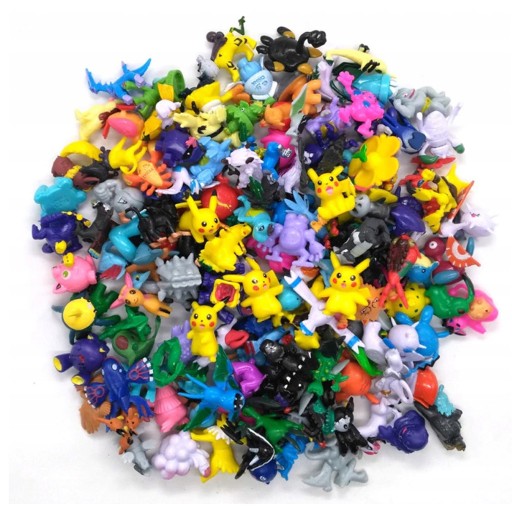 POKEMON GO FIGURKI ZESTAW FIGUREK MAŁE POSTACIE 24szt POKEMONY 24 sztuki
