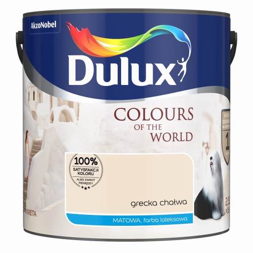 DULUX KOLORY ŚWIATA 2,5L - Grecka Chałwa
