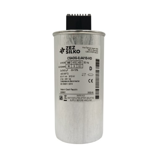 KONDENSATOR ZEZ SILKO CSADG HD 10kVAR 440V NOWY!