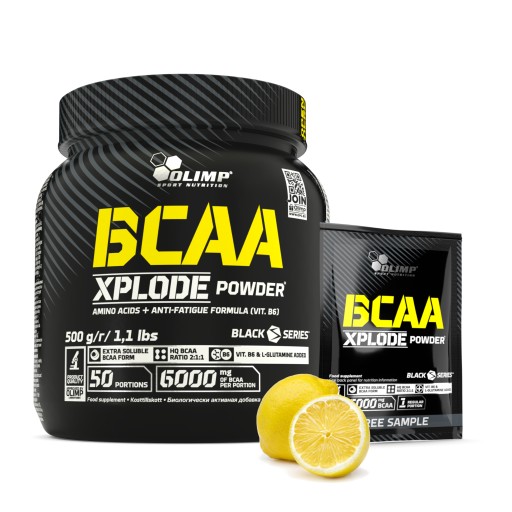 OLIMP BCAA XPLODE POWDER 500g MOCNE AMINOKWASY