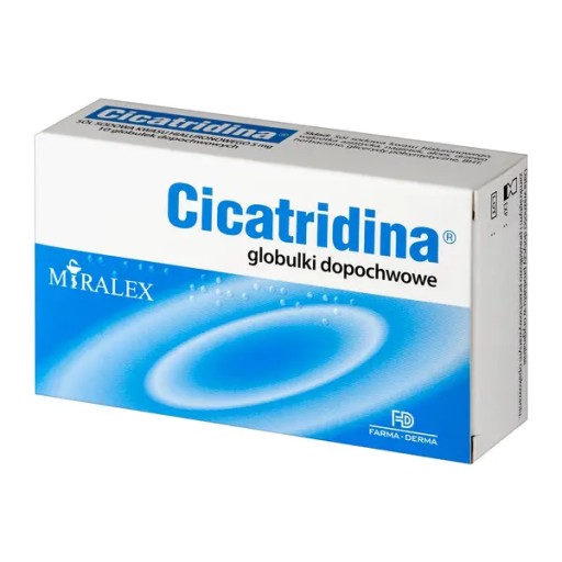 CICATRIDINA Globulki dopochwowe 10 szt.
